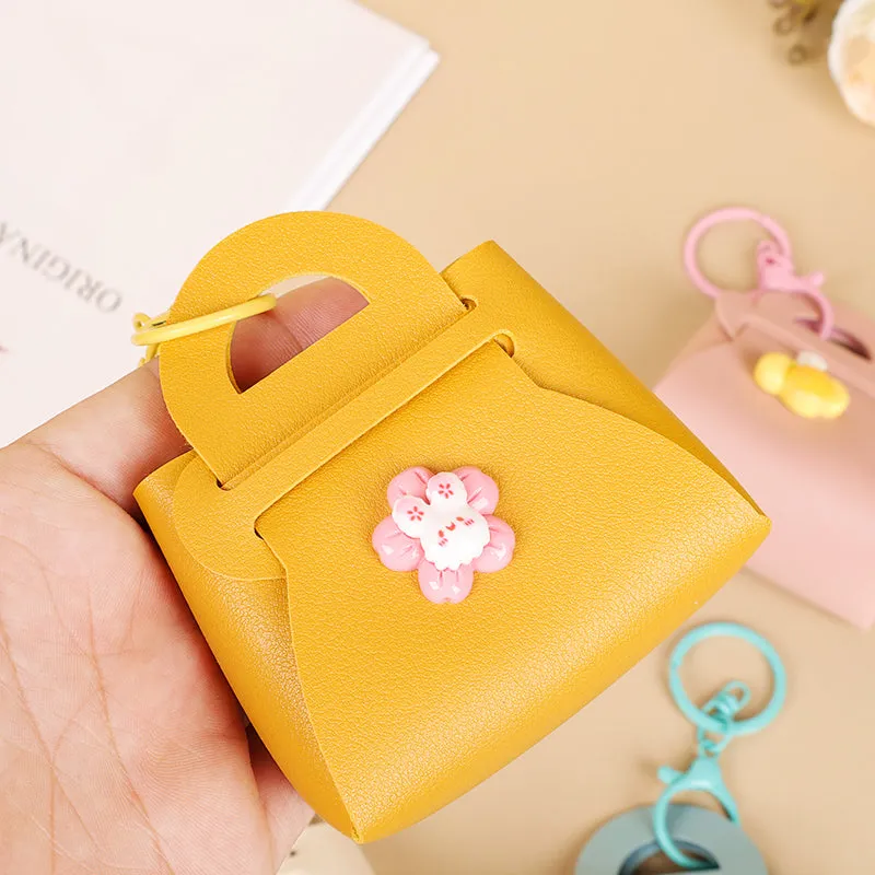 Creative Leather Handbag Keychain