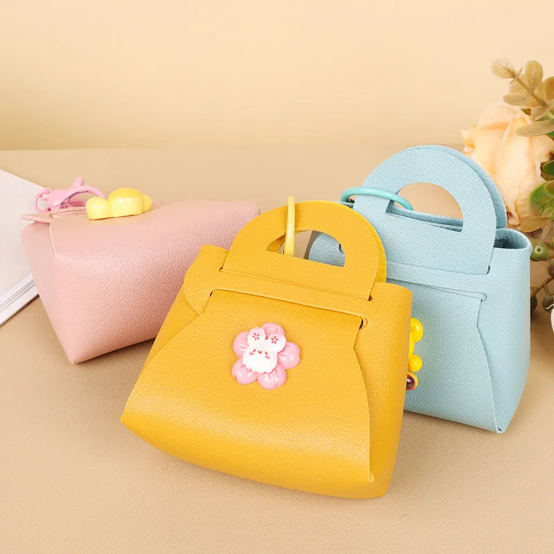 Creative Leather Handbag Keychain