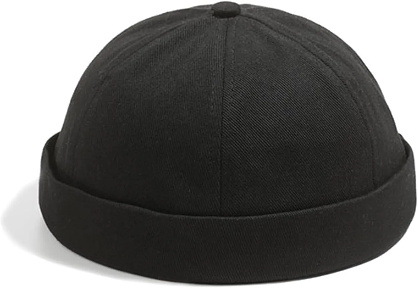 Croogo Brimless Docker Cap - Rolled Cuff Harbour Hat Unisex Skull Sailor Fisherman No Visor Cool Beanie Watch Cap