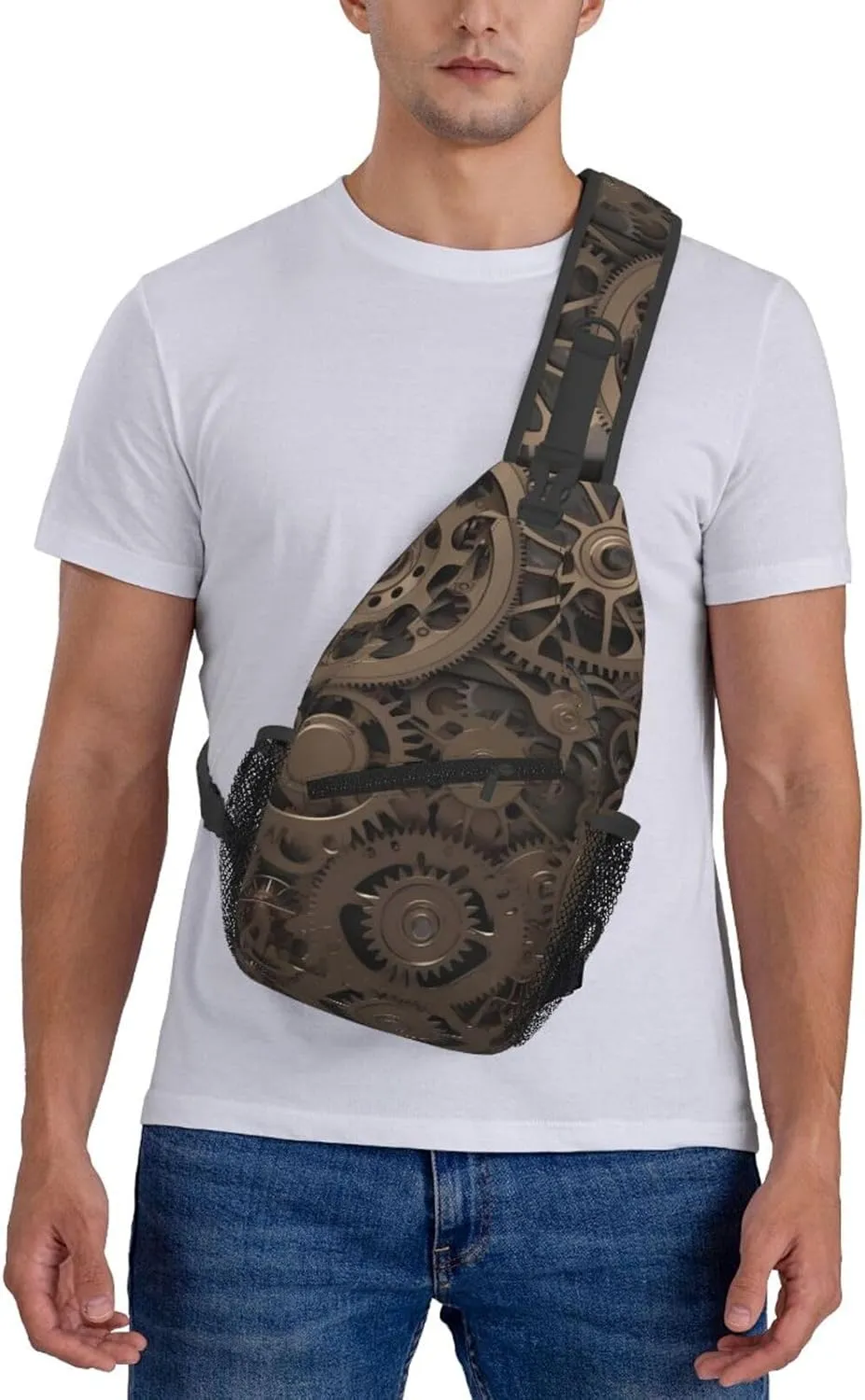 Cross Chest Bag Diagonally Sling Backpack Crossbody Shoulder Bag Surfboard Sling Bag Travel Hiking Daypack