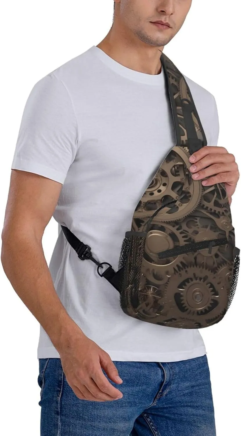 Cross Chest Bag Diagonally Sling Backpack Crossbody Shoulder Bag Surfboard Sling Bag Travel Hiking Daypack