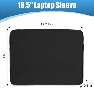 Ctemnpho 18.5 inch Laptop Sleeve Case Storage Bag, Portable Computer Cover Bag with Pocket Zipper for 18.5 inch Monitor, Laptop Notebook Computer Gaming Display Protective Travel Bag