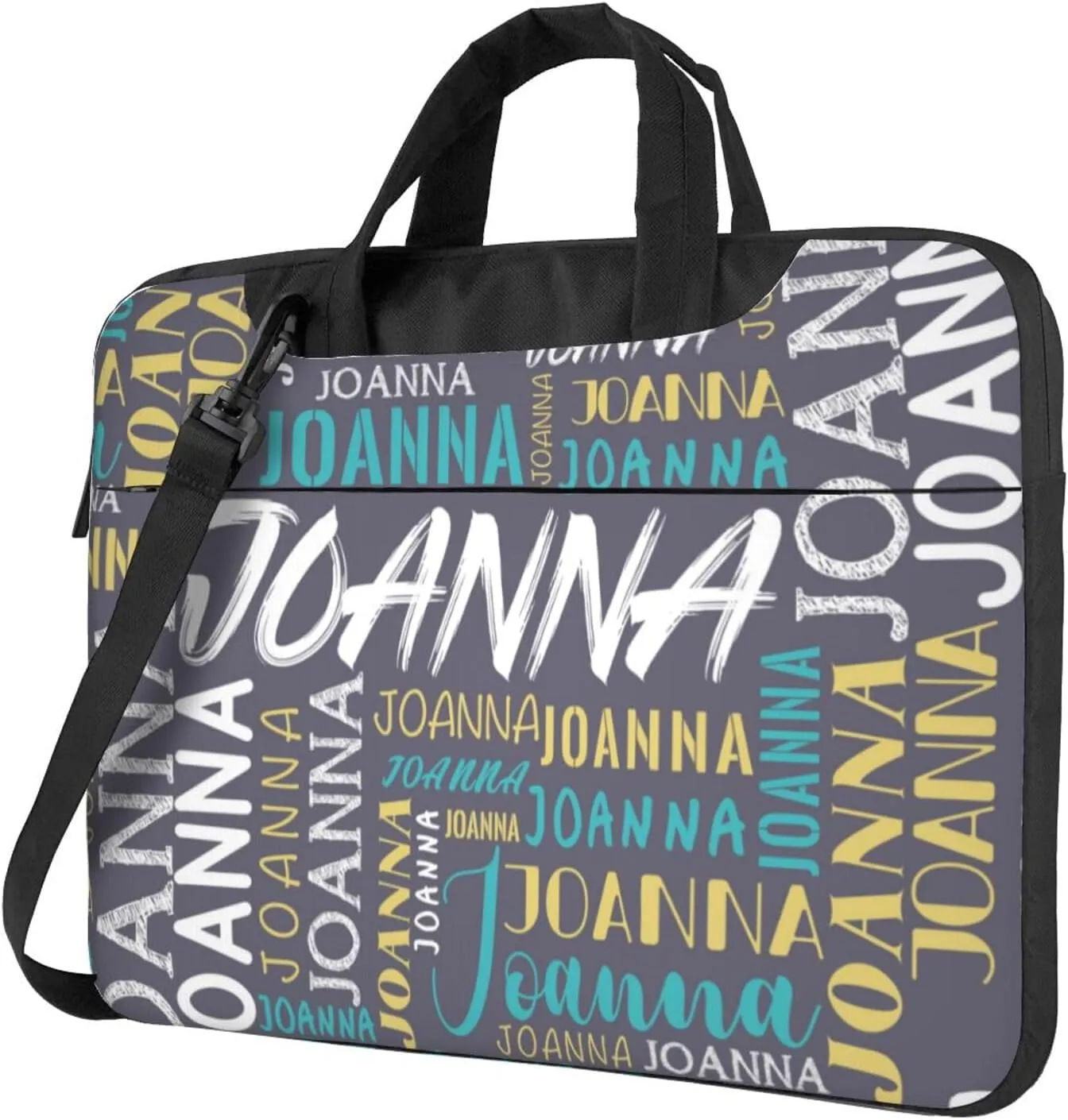 Custom Laptop Bag with Name, Personalized Shoulder Bag for Laptop, Customized Portable Computer Bag Gifts for Business Office