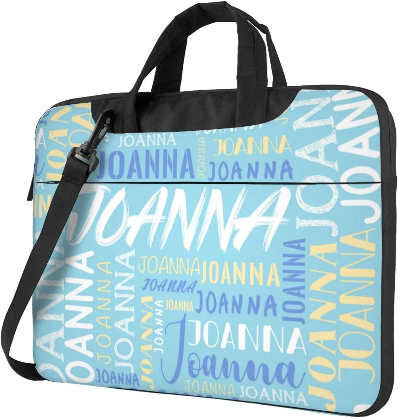 Custom Laptop Bag with Name, Personalized Shoulder Bag for Laptop, Customized Portable Computer Bag Gifts for Business Office