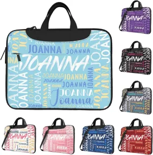Custom Laptop Bag with Name, Personalized Shoulder Bag for Laptop, Customized Portable Computer Bag Gifts for Business Office