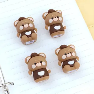 Cute and Creative Coffee Bear Shaped Mechanical Pencil Sharpener