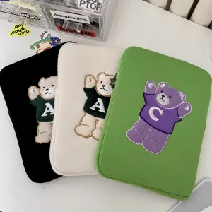 Cute Bear iPad Laptop Protective Bag