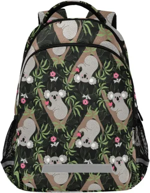 Cute Koala Bear School Backpack for Kids Boys Preschool Toddler BookBags Kindergarten Elemetary School Bags