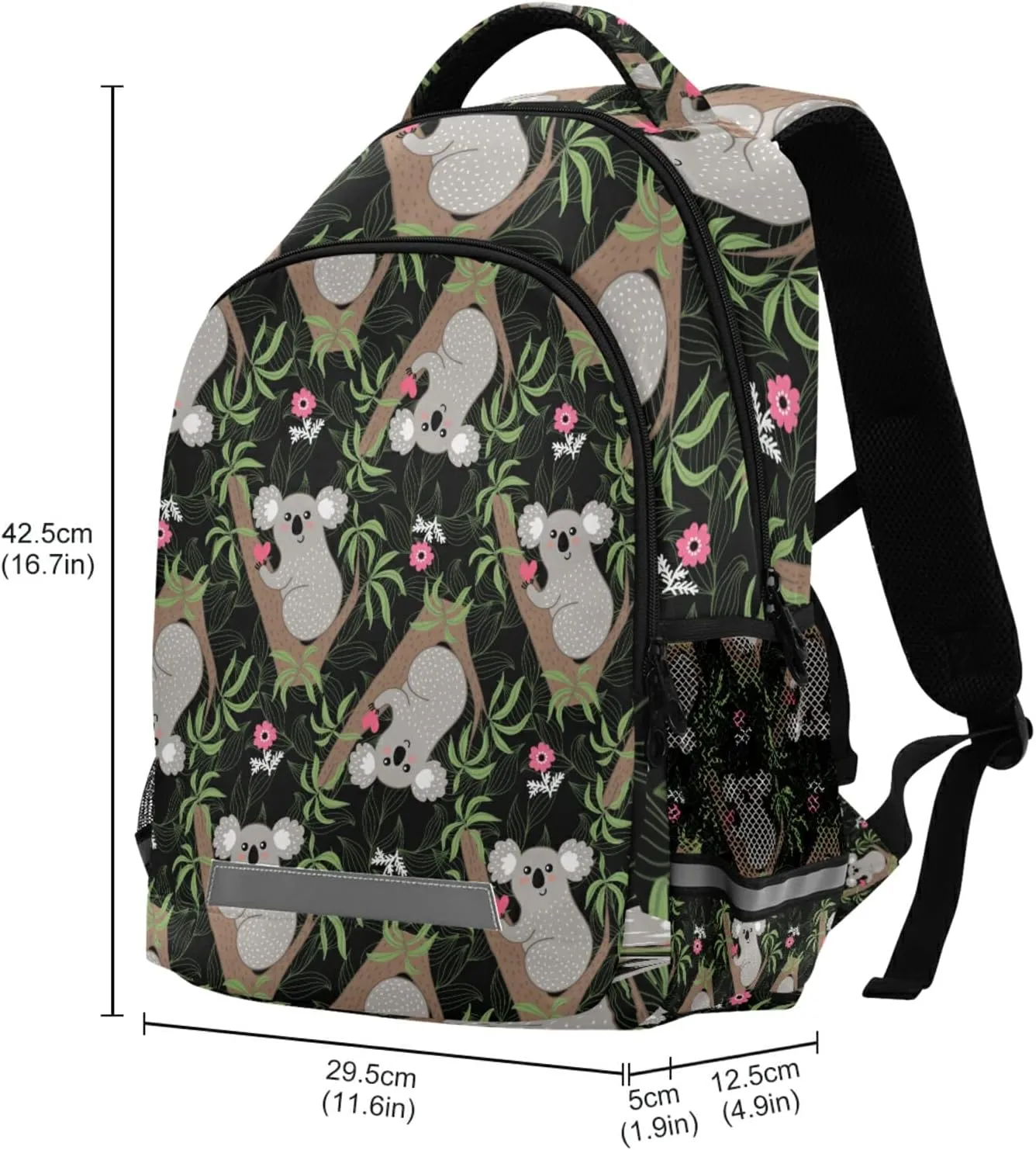 Cute Koala Bear School Backpack for Kids Boys Preschool Toddler BookBags Kindergarten Elemetary School Bags