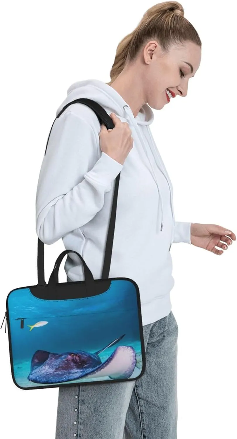 Dalmatian Dog Laptop Shoulder Bag ​for Men Women, Computer Carrying Case Messenger Bag with Strap