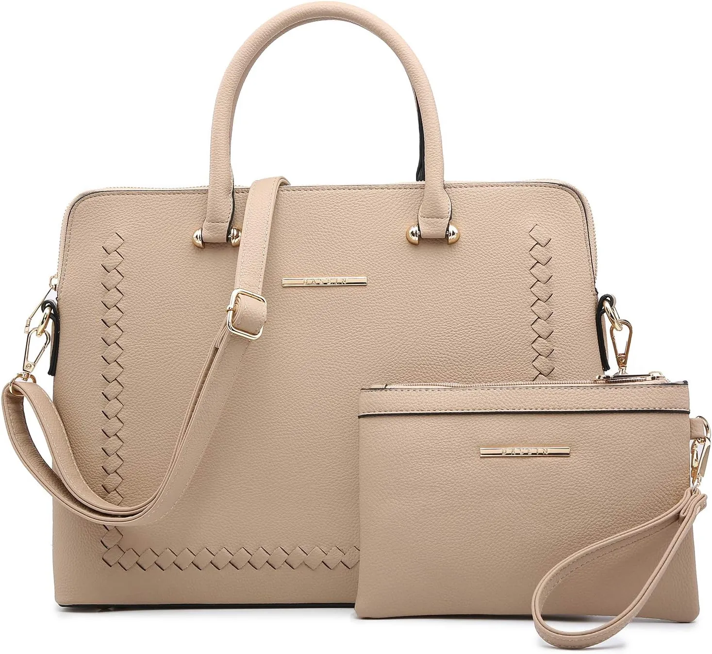 Dasein Laptop Bag for Women 14 Inch Computer Shoulder Bag Large Capacity Messenger Bag Business Office Professional Work Tote