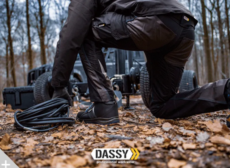 DASSY Spectrum 200892 Water-Repellent Trousers Azure Blue