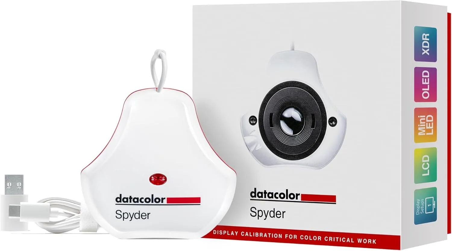 datacolor 2024 Version Spyder Monitor Calibration Tool: Ensures Accurate & Consistent Color for Photos & Online Content