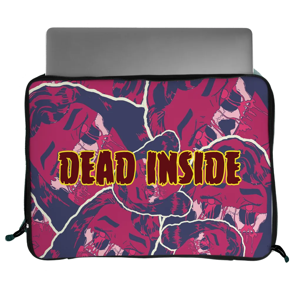 Dead Inside Strapped Laptop Sleeve