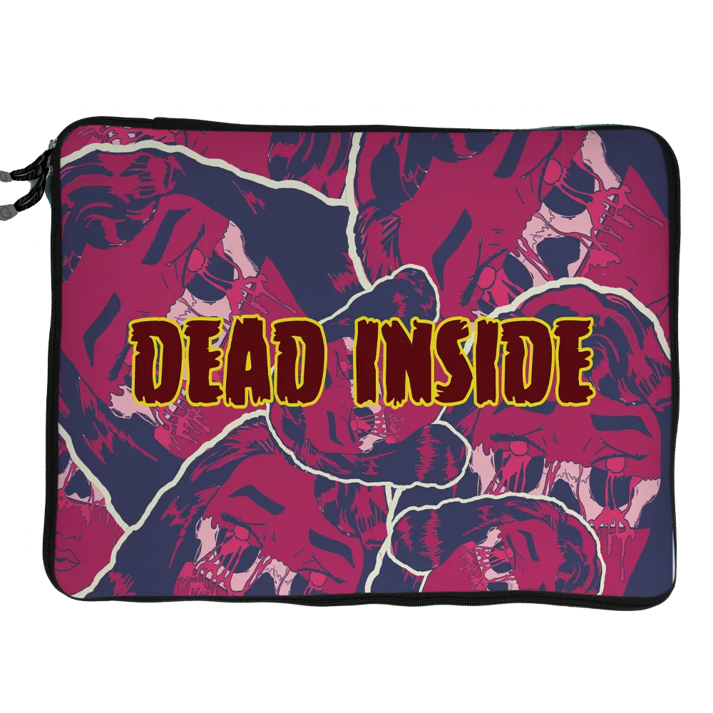 Dead Inside Strapped Laptop Sleeve
