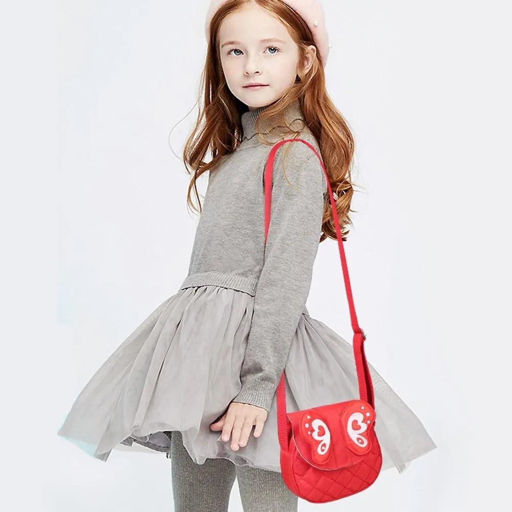 DEEKEY Little Girls Purses for Kids - Toddler Mini Cute Princess Handbags Shoulder Crossbody Messenger Bag Toys Gifts