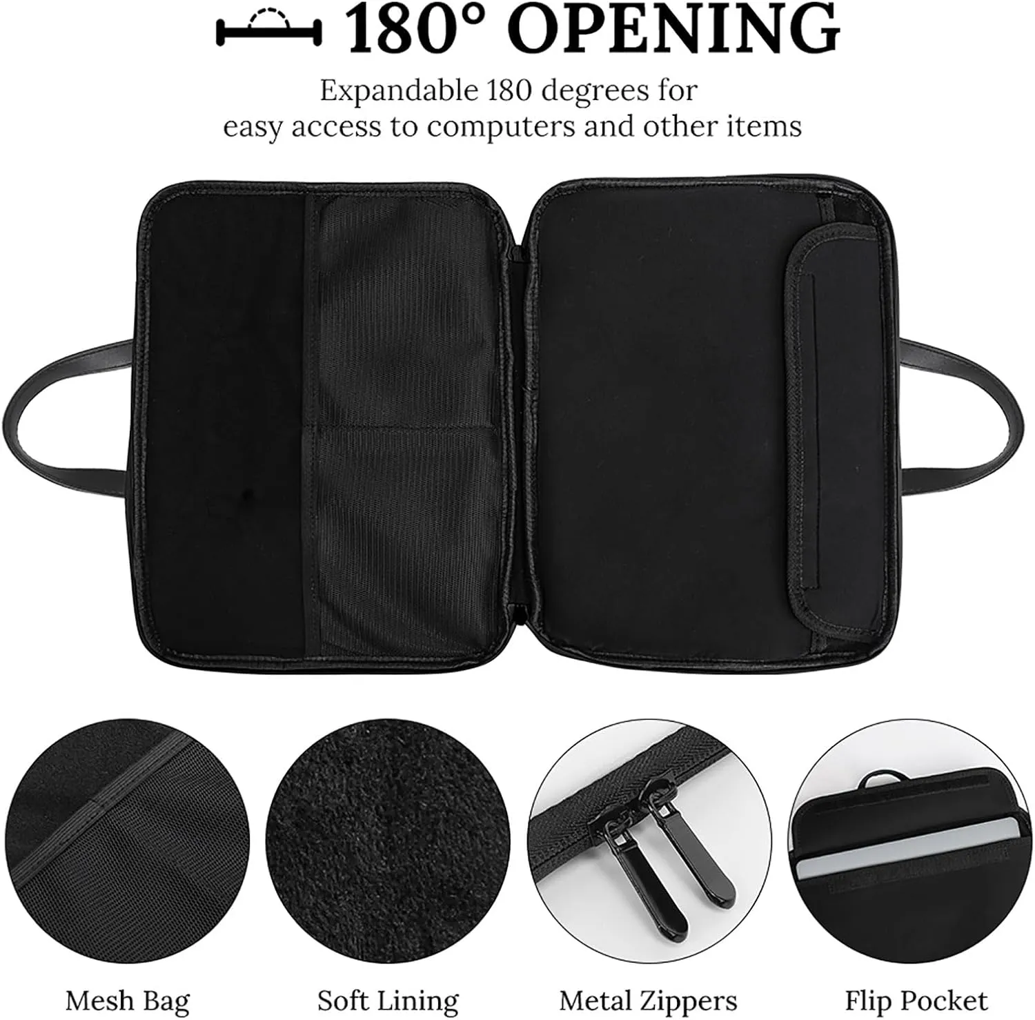 Deer Hunting U.S. Flag Laptop Sleeve Bag Protective Case Handbag With Shoulder Strap for Computer 10-17 Inch