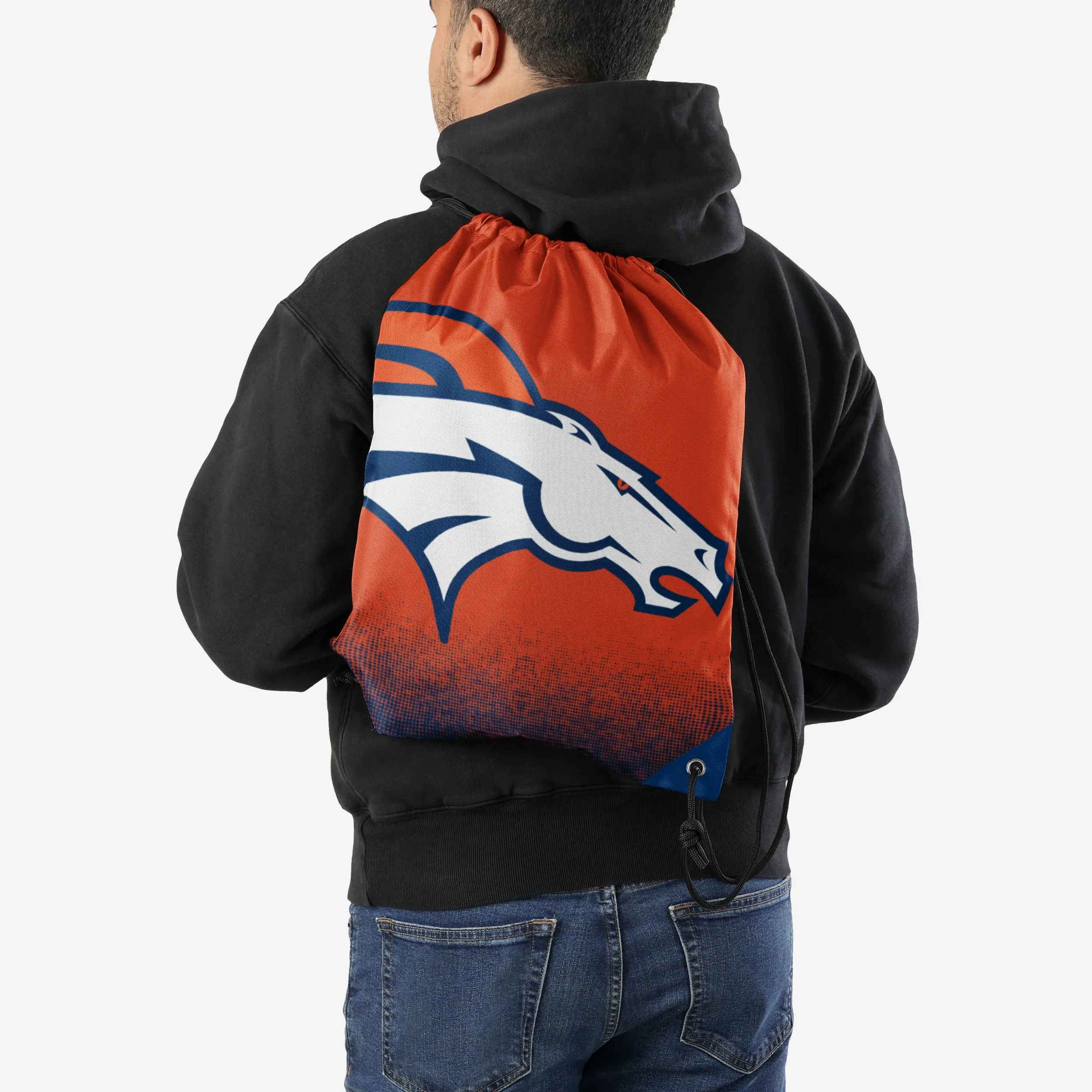 Denver Broncos Gradient Drawstring Backpack