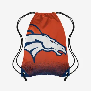 Denver Broncos Gradient Drawstring Backpack