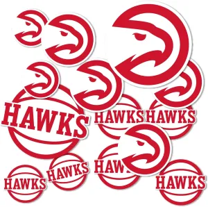 Desert Cactus Atlanta Hawks Sticker NBA Officially Licensed Vinyl Decal Laptop Water Bottle Car Scrapbook Sheet (Type 1-1)