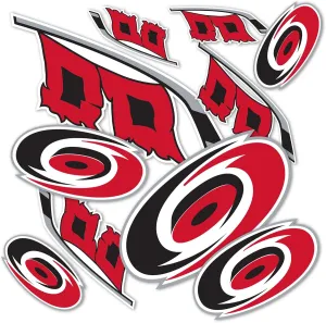 Desert Cactus Carolina Hurricanes Team NHL National Hockey League Sticker Vinyl Decal Laptop Water Bottle Car Scrapbook (Type 1-1)