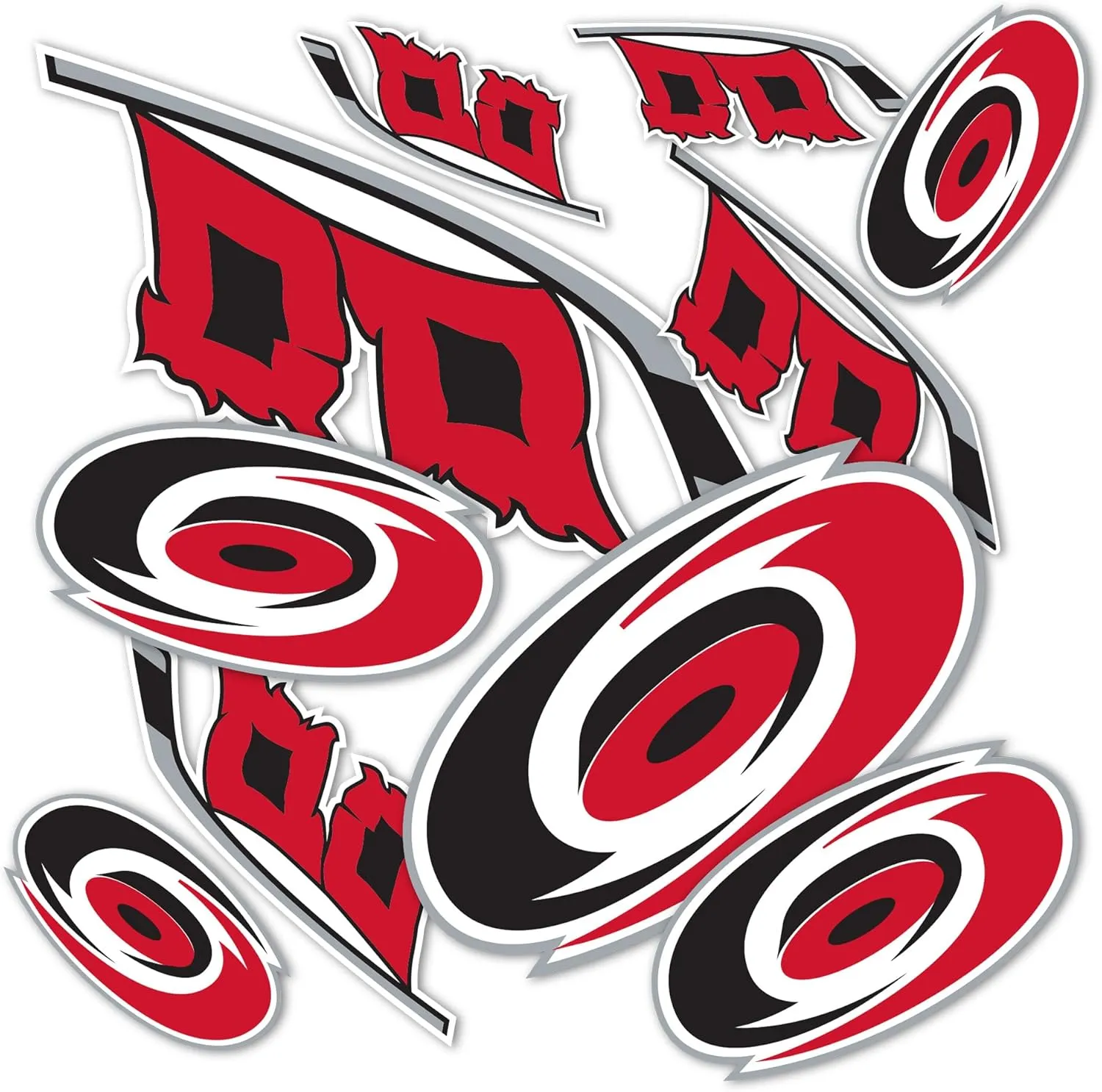 Desert Cactus Carolina Hurricanes Team NHL National Hockey League Sticker Vinyl Decal Laptop Water Bottle Car Scrapbook (Type 1-1)