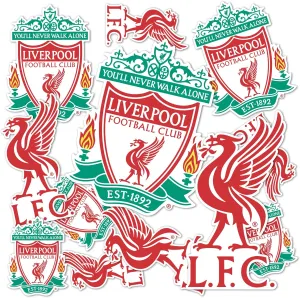 Desert Cactus Liverpool FC Sticker Decal Vinyl English Anfield Football Soccer Laptop Water Bottle Car Scrapbook Sheet (Type 1-1)