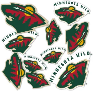 Desert Cactus Minnesota Wild Team NHL National Hockey League Sticker Vinyl Decal Laptop Water Bottle Car Scrapbook (Type 1-1)