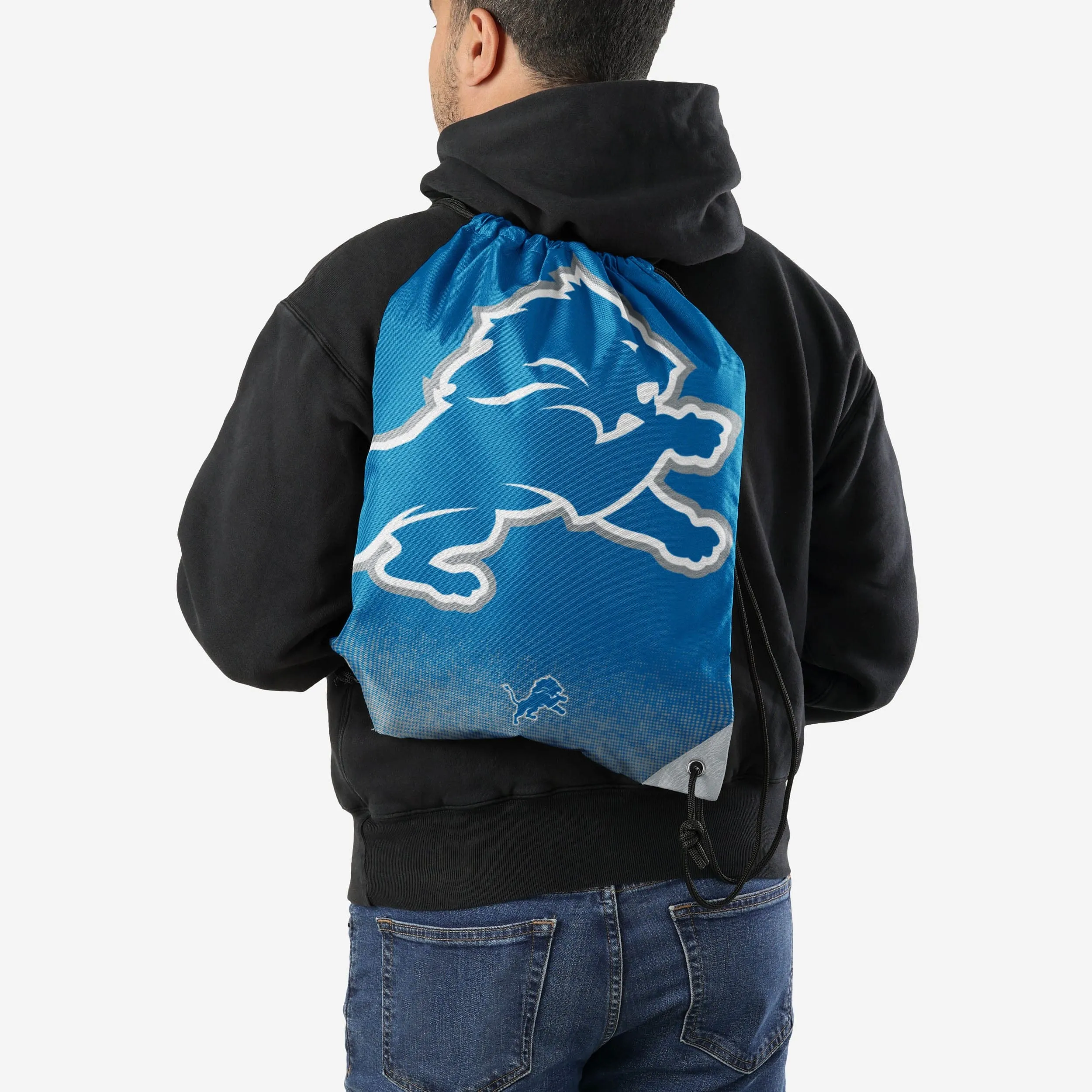Detroit Lions Gradient Drawstring Backpack