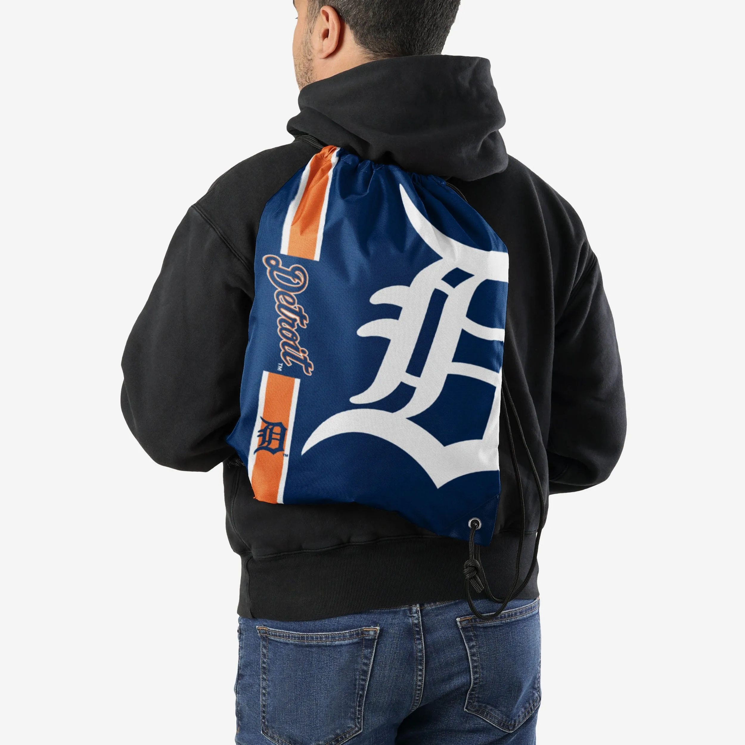Detroit Tigers Big Logo Drawstring Backpack