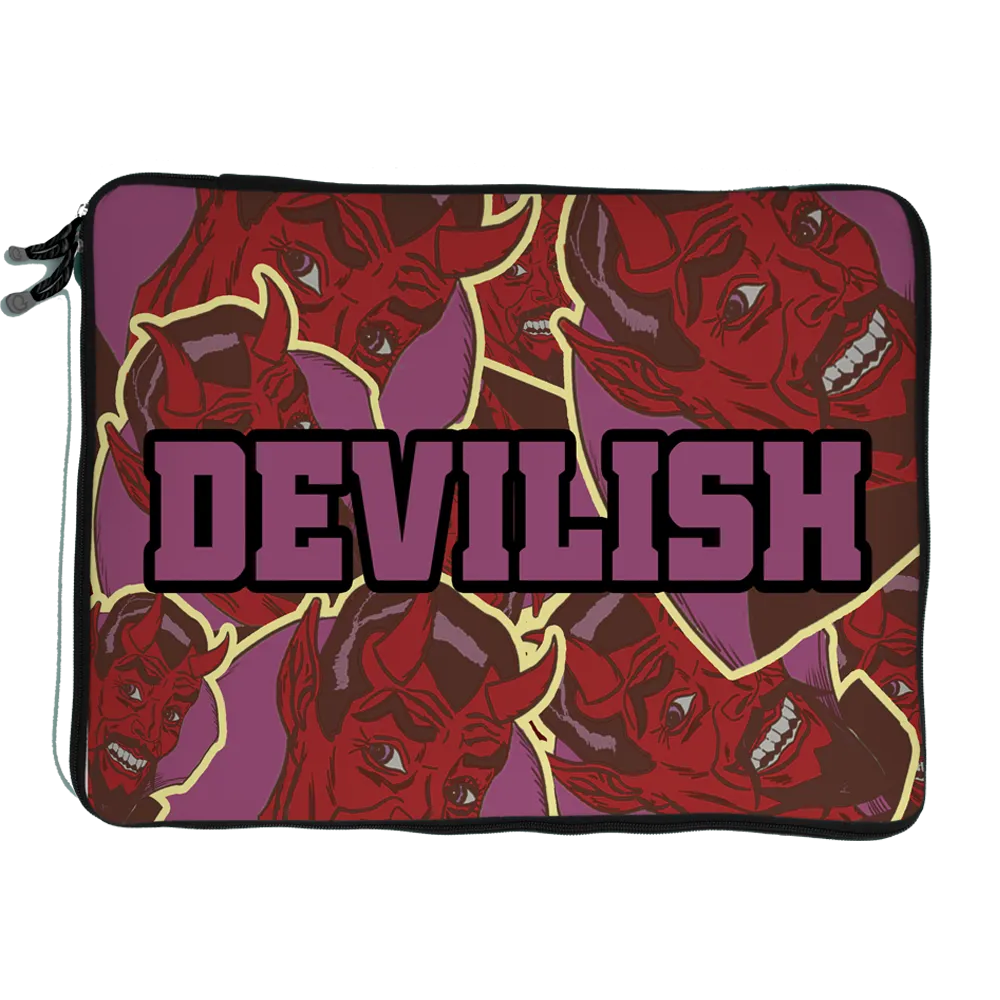 Devilish Strapped Laptop Sleeve