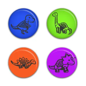 Dino Skeleton Pin Set