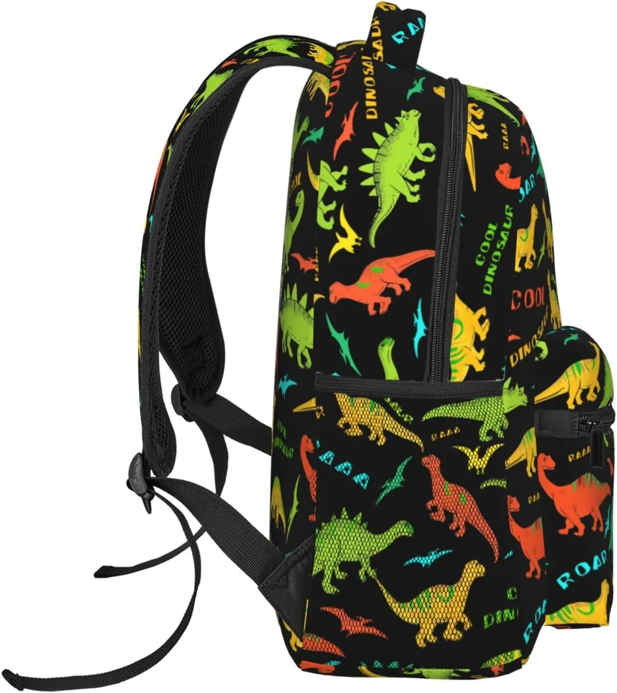 Dinosaur Backpack for Boys Girls Bookbags Lightweight Adjustable Elementary Middle High Dino School Bags for Kids Children Teenagers Travel Daypack Laptop Hiking Backpacks