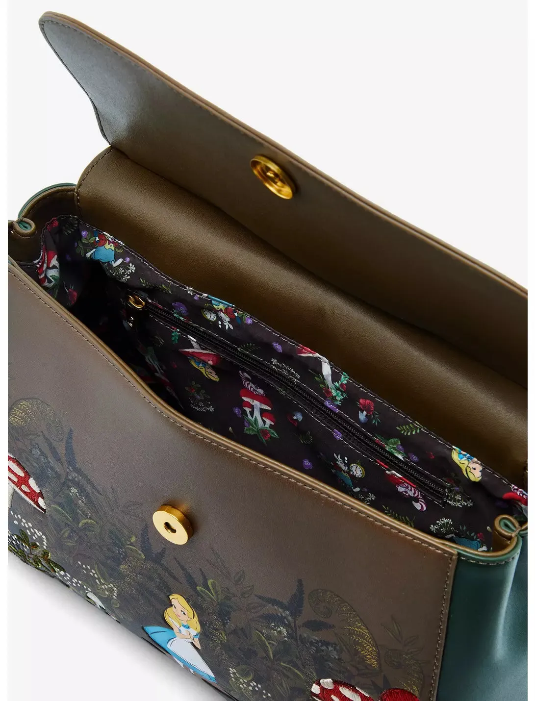 Disney Handbag Alice in Wonderland Mushrooms Loungefly