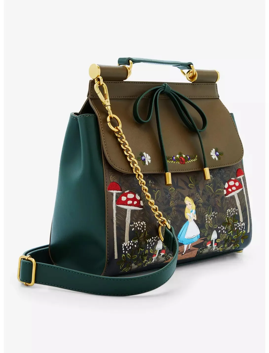 Disney Handbag Alice in Wonderland Mushrooms Loungefly