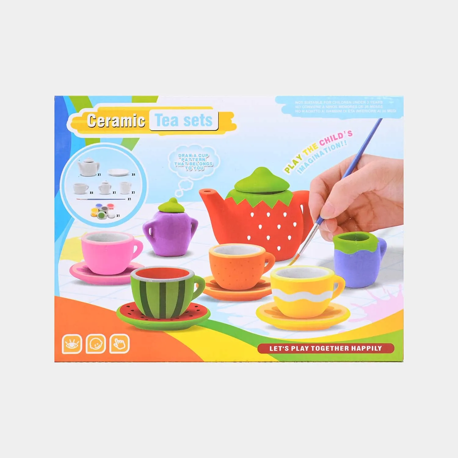 DIY Tea Painting Set for Kids