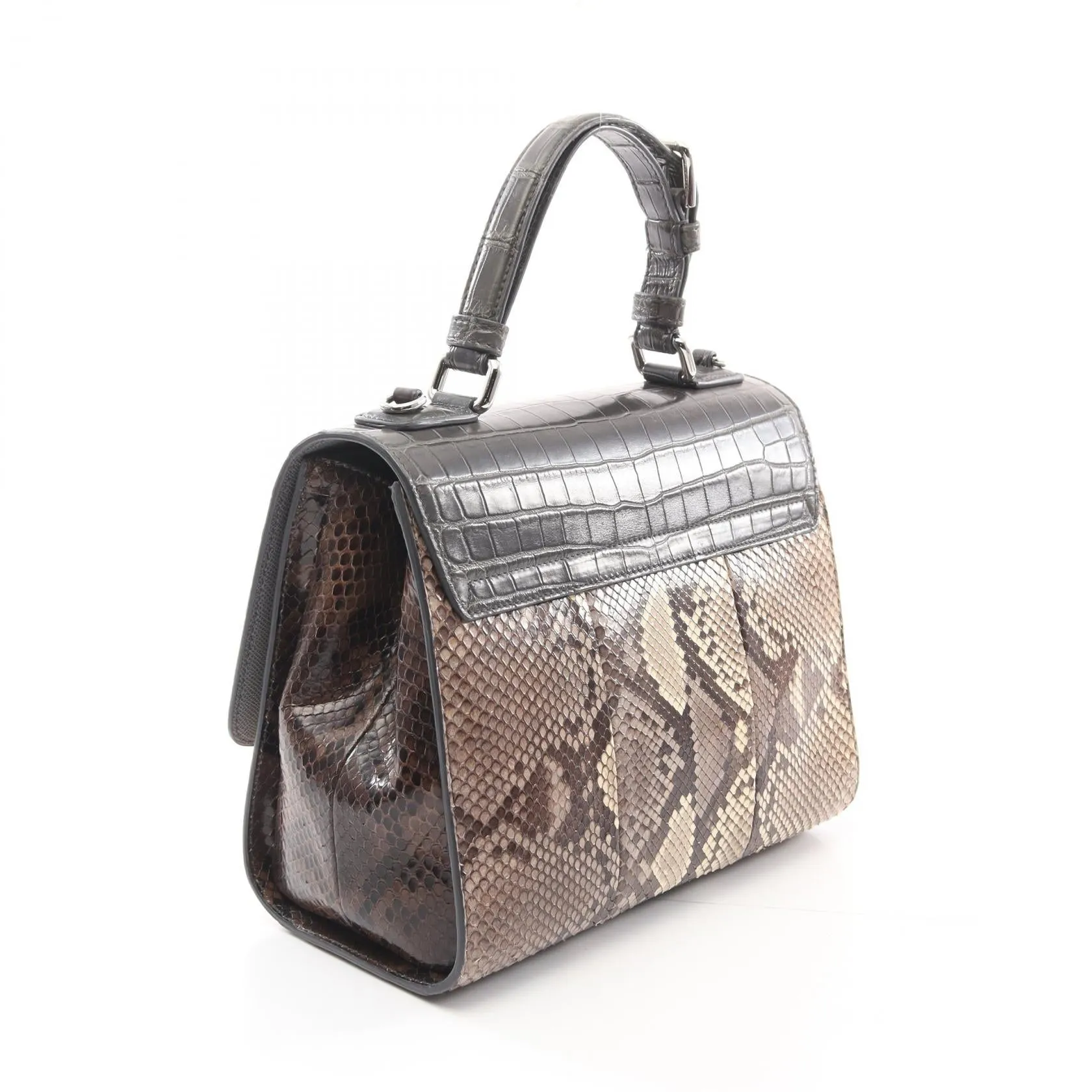 Dolce & Gabbana Exotic Leather Handbag