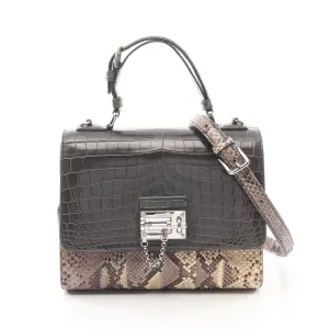 Dolce & Gabbana Exotic Leather Handbag