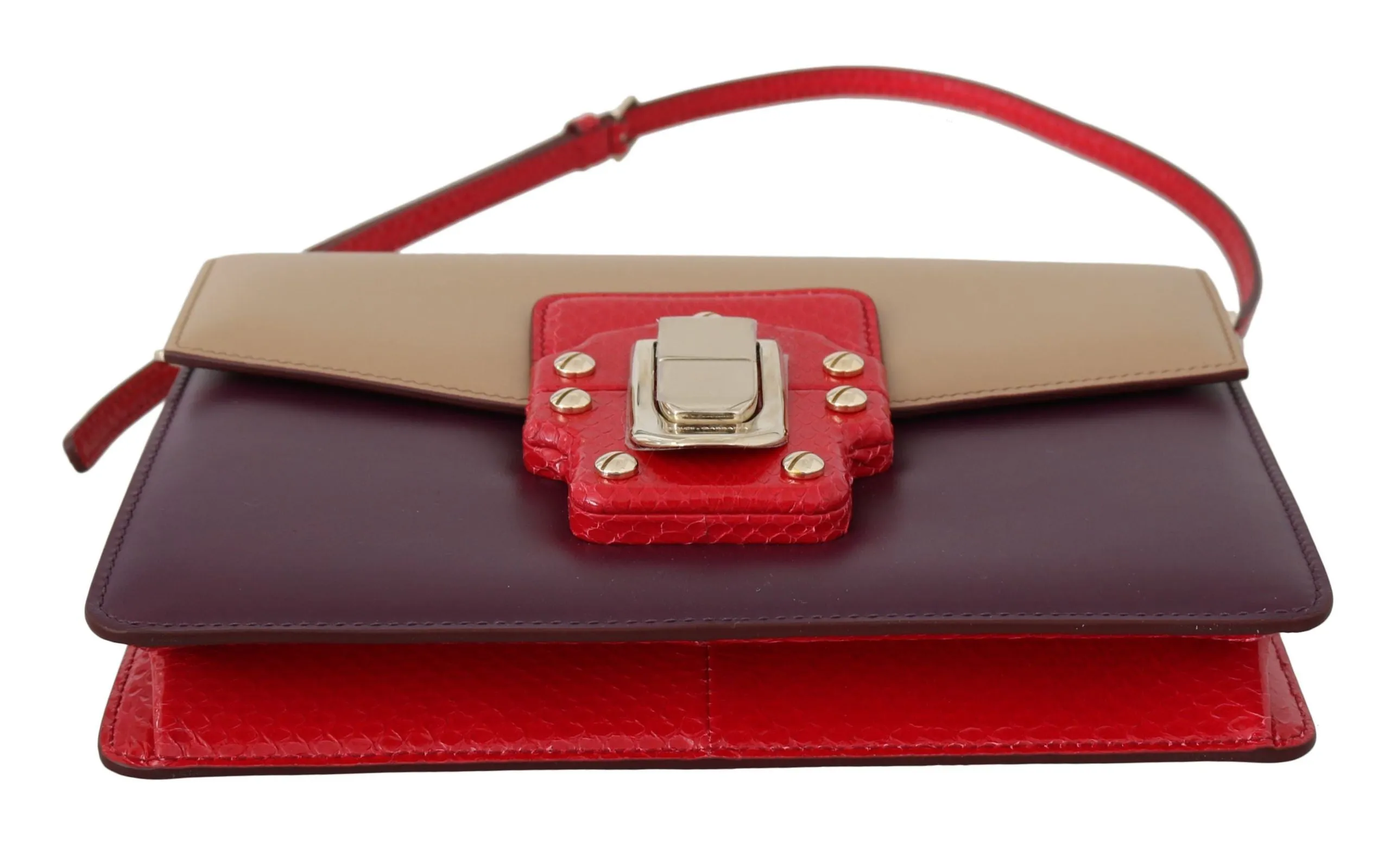 Dolce & Gabbana Exquisite Lucia Leather Shoulder Bag