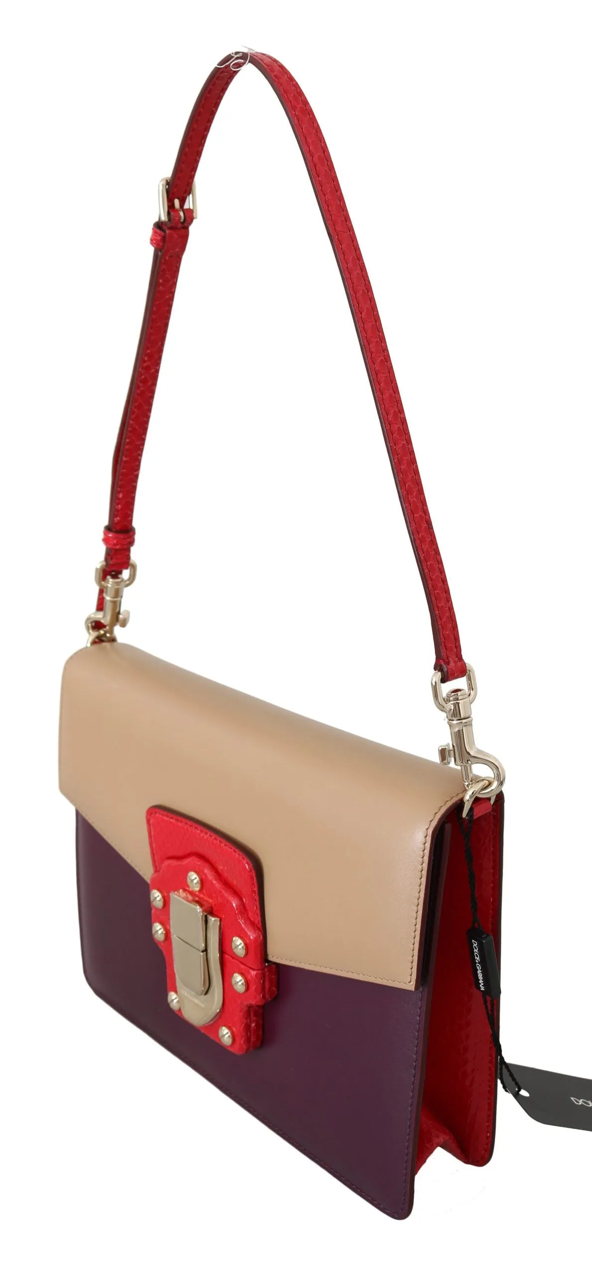 Dolce & Gabbana Exquisite Lucia Leather Shoulder Bag