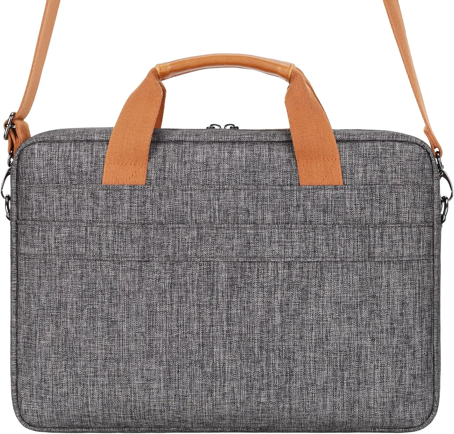 DOMISO 15.6 inch Laptop Bag Business Briefcase Water-resistant Notebook Messenger Shoulder Bag for 15.6" ASUS ZenBook Chromebook 15/HP Pavilion 15/Lenovo Ideapad ThinkPad/Dell Inspiron,Dark Grey