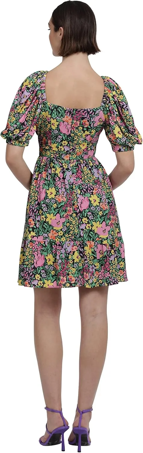 Donna Morgan Women's Fun Print Colorful Dress Dressy Casual Day Event Party Date