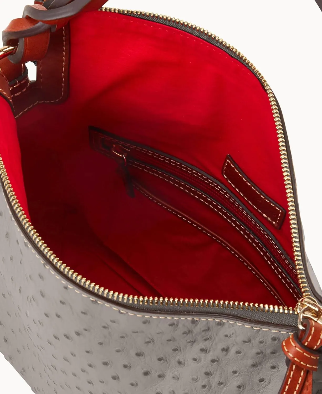 Dooney & Bourke Handbag, Ostrich Twist Strap Hobo Shoulder Bag