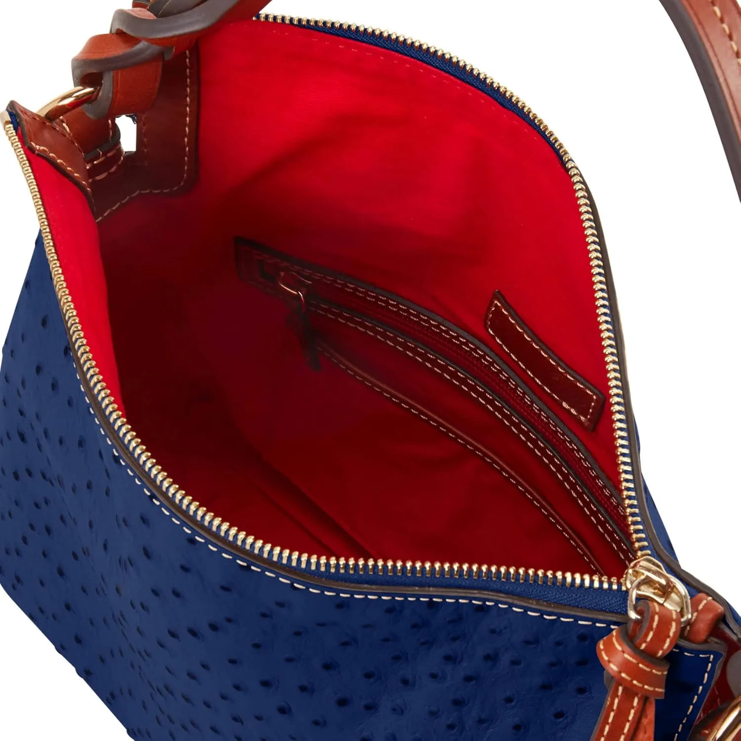 Dooney & Bourke Handbag, Ostrich Twist Strap Hobo Shoulder Bag