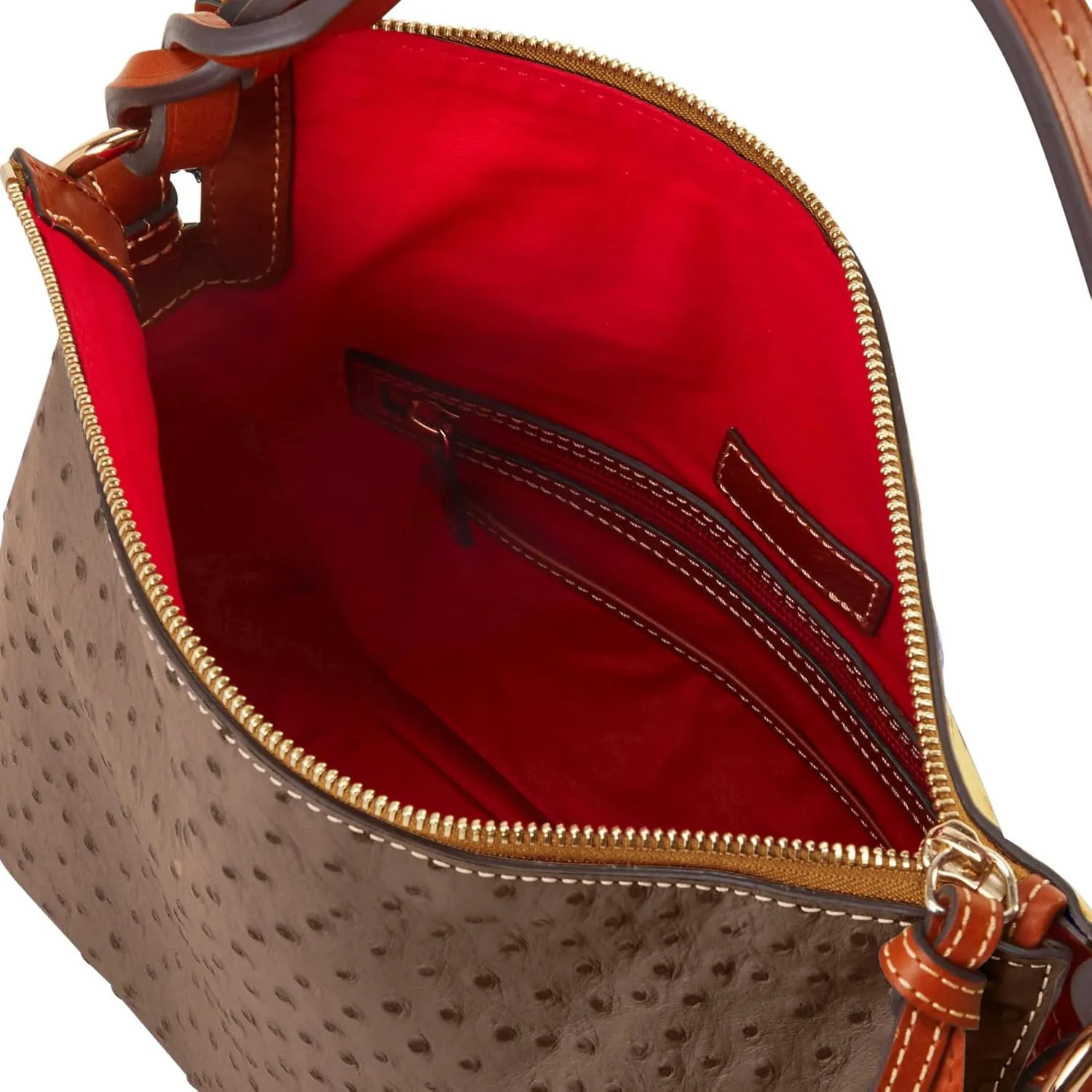 Dooney & Bourke Handbag, Ostrich Twist Strap Hobo Shoulder Bag