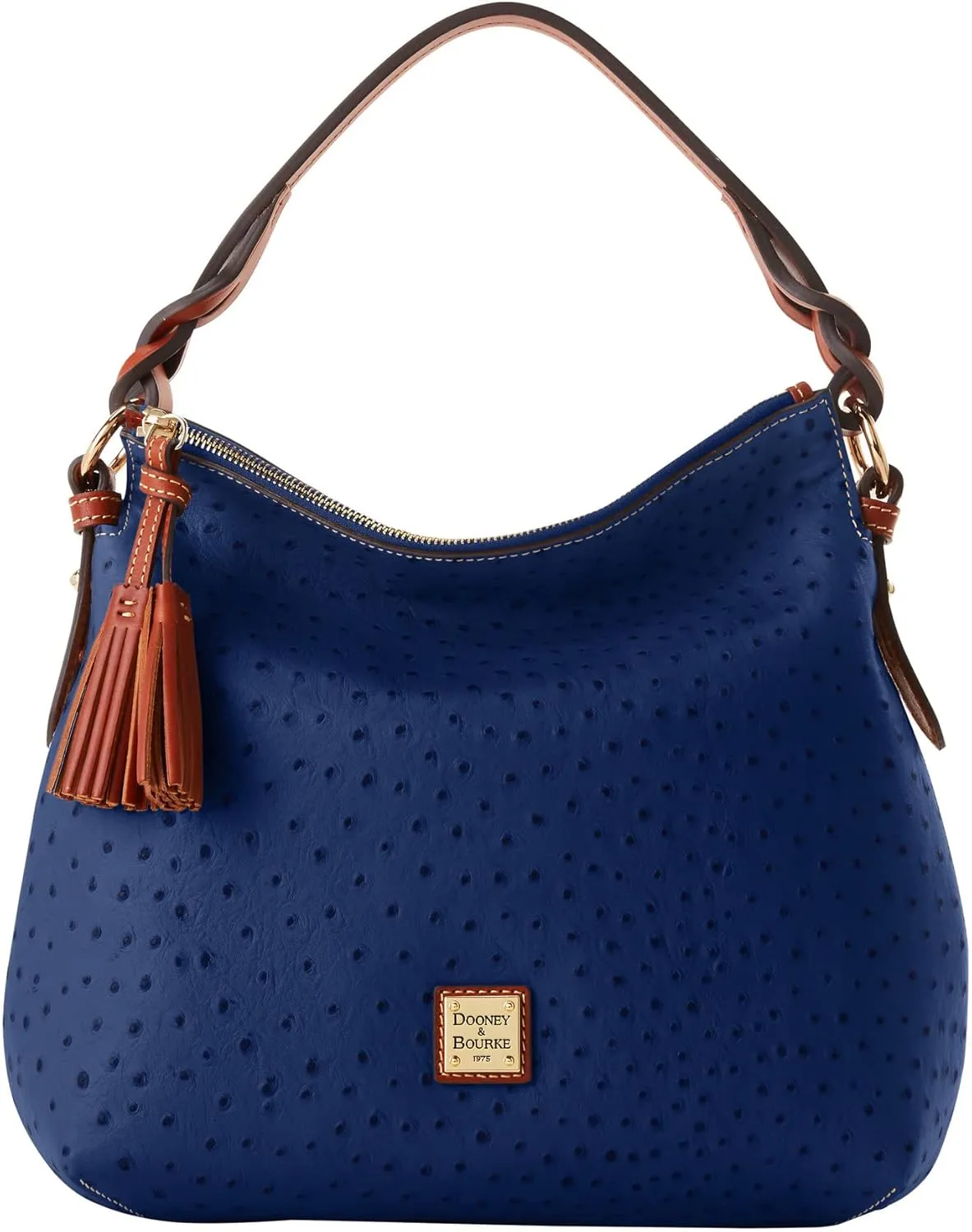 Dooney & Bourke Handbag, Ostrich Twist Strap Hobo Shoulder Bag