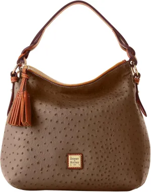 Dooney & Bourke Handbag, Ostrich Twist Strap Hobo Shoulder Bag