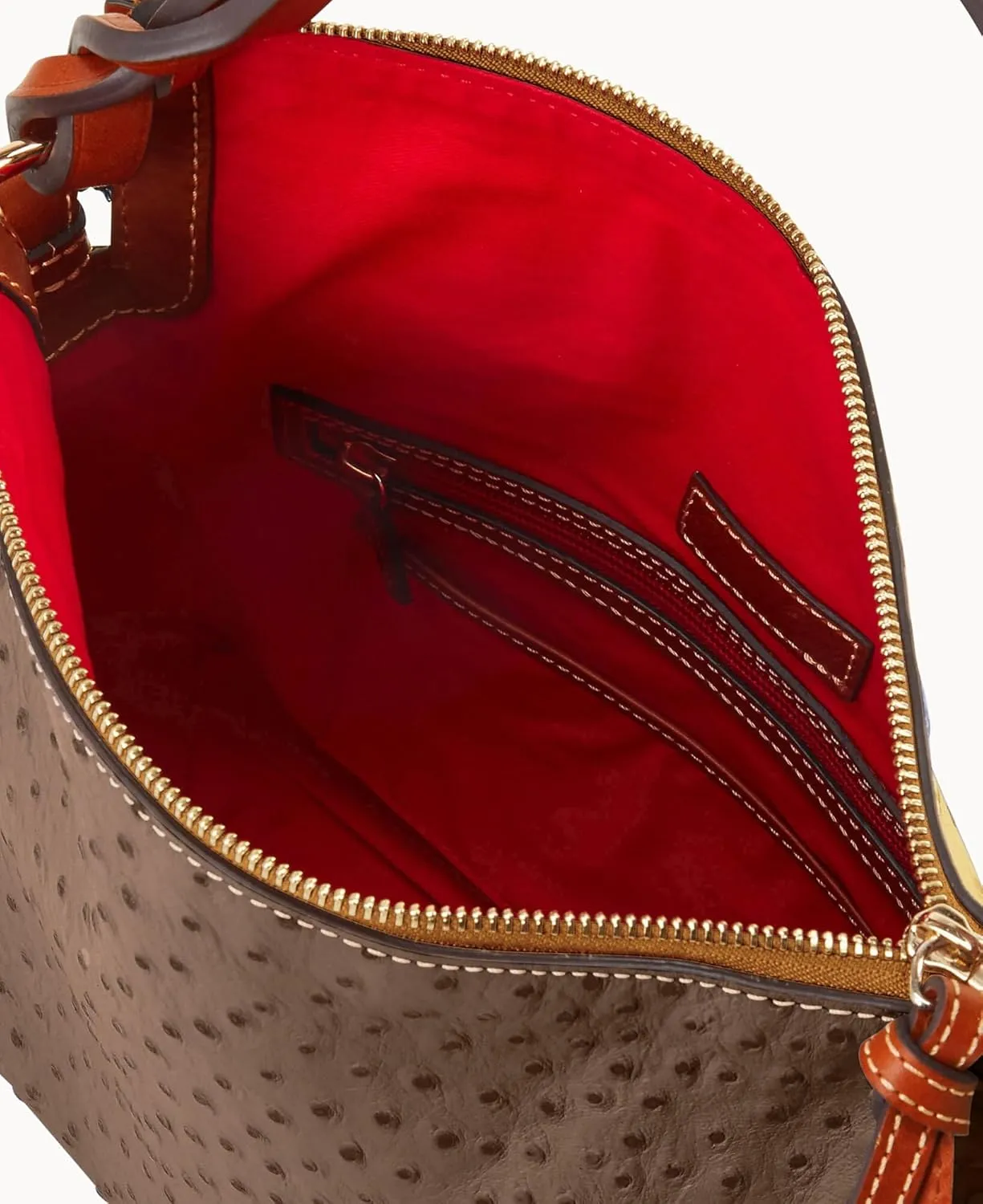 Dooney & Bourke Handbag, Ostrich Twist Strap Hobo Shoulder Bag