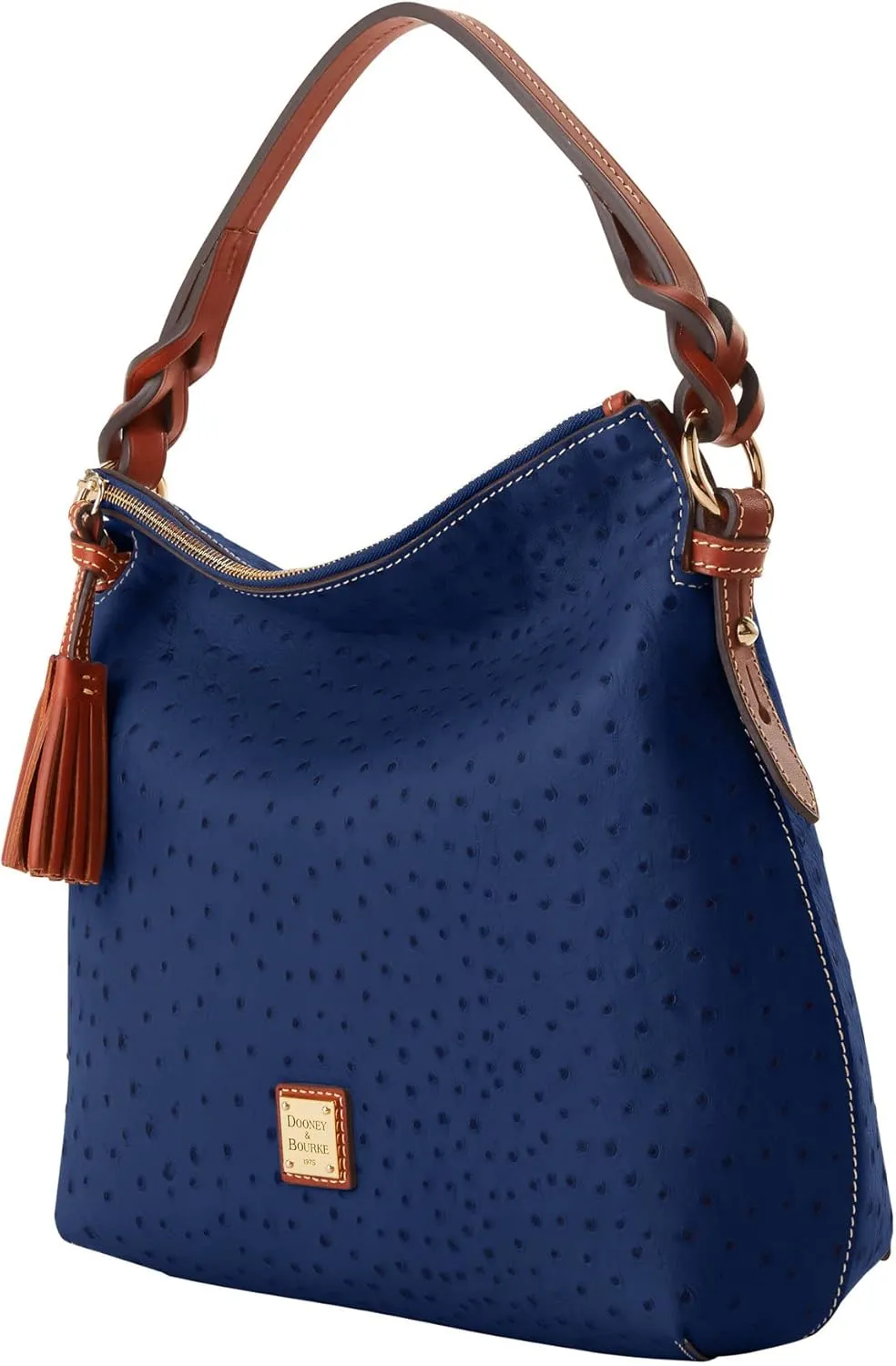 Dooney & Bourke Handbag, Ostrich Twist Strap Hobo Shoulder Bag