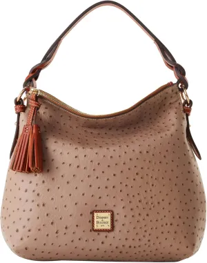 Dooney & Bourke Handbag, Ostrich Twist Strap Hobo Shoulder Bag